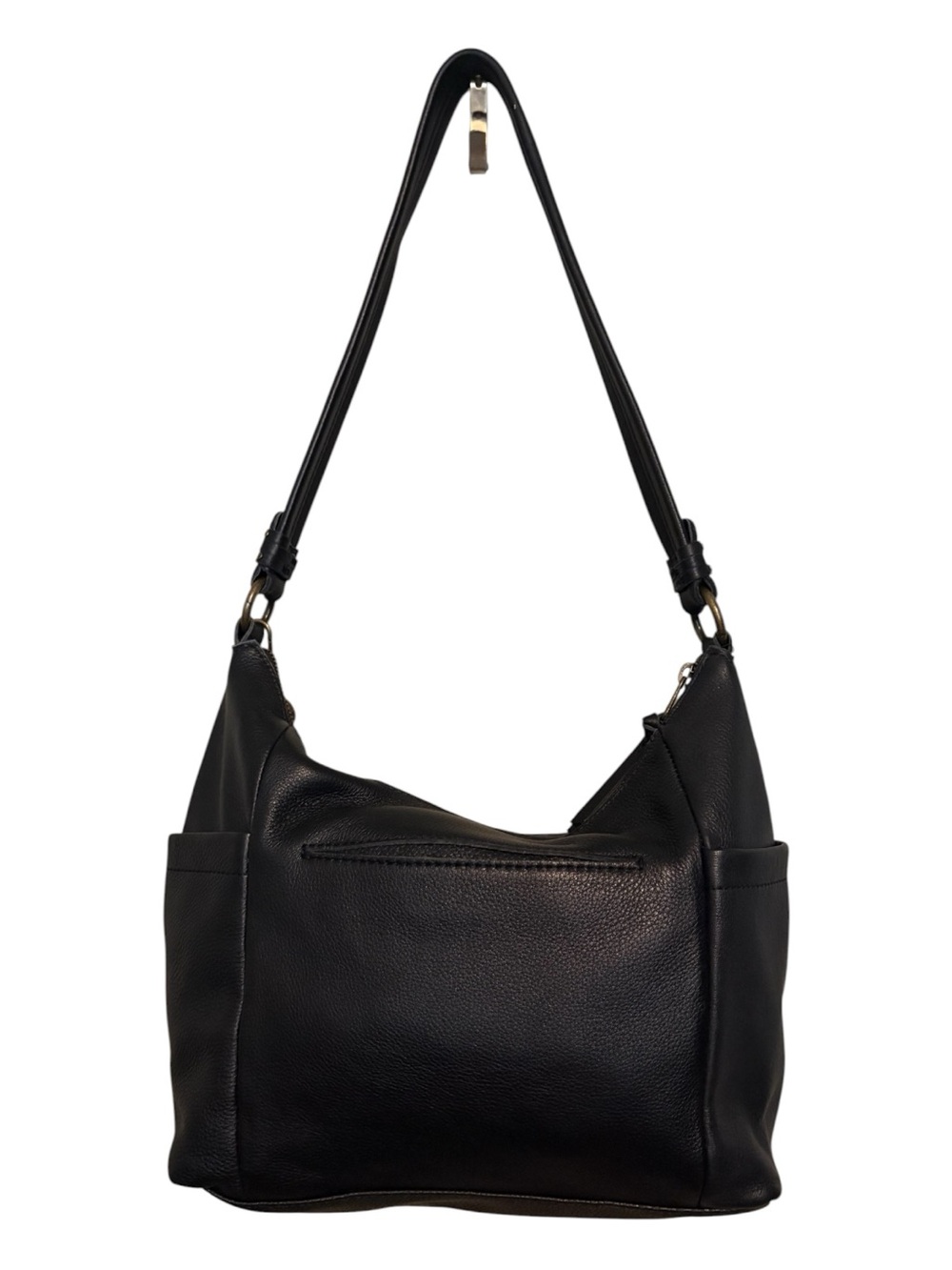 The Sak Keira Hobo Black Leather Shoulder Bag Y2K Everyday Boho Western - Picture 2 of 13